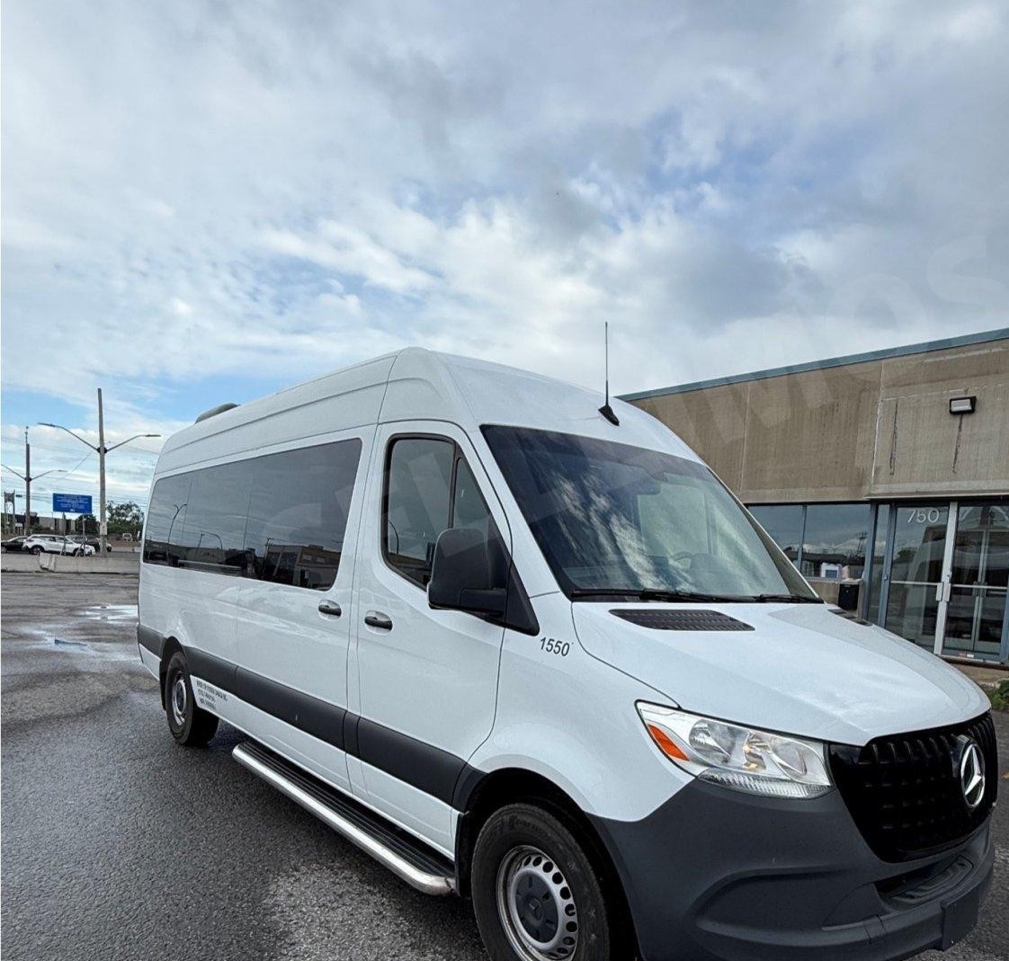 Premium 12-Passenger 2022 Mercedes-Benz Sprinter Limo Bus