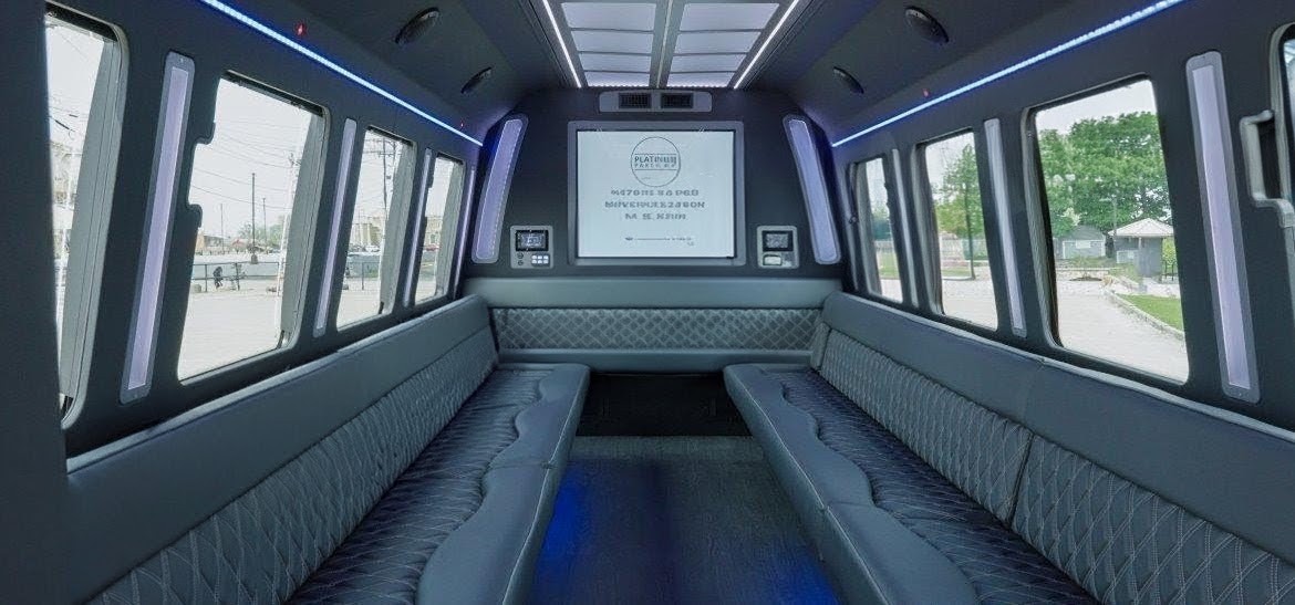 2022 Ford F-550 Diesel Limo Bus with Premium Interior
