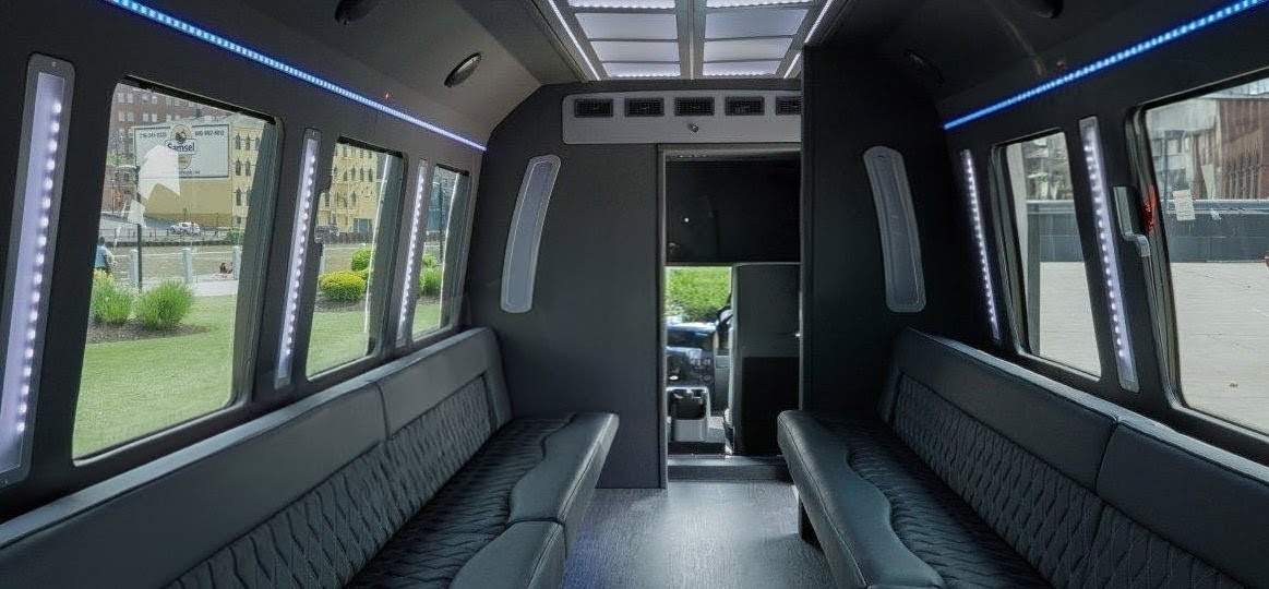 2022 Ford F-550 Diesel Limo Bus with Premium Interior