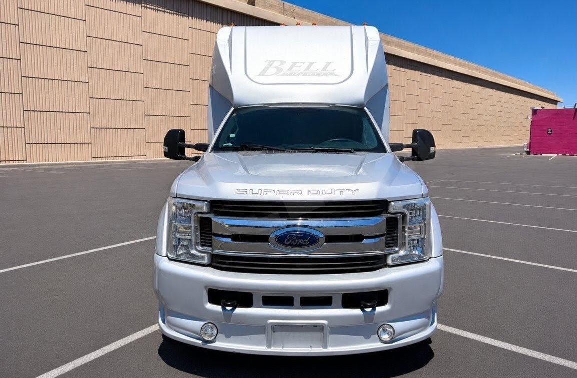 Well-Maintained 2017 Ford F-550 Shuttle Bus