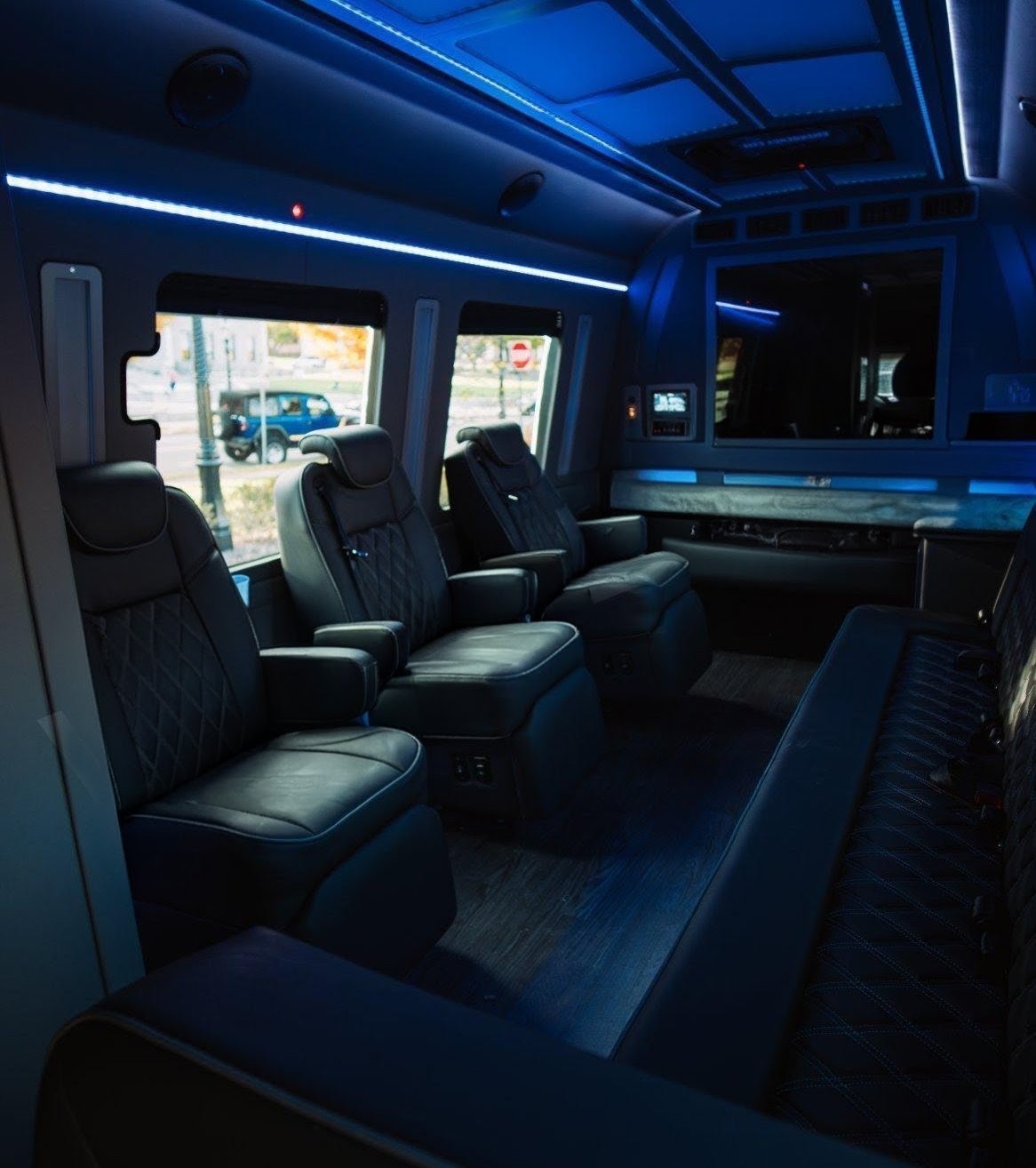 2023 Ford E-450 VIP Limo Bus with Premium Interior