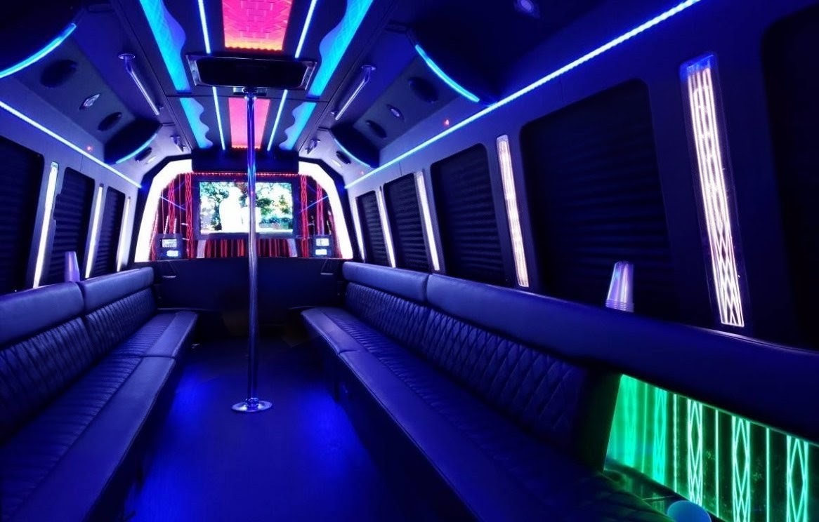 Premium 2019 Ford F550 Limo Bus with Custom Interior