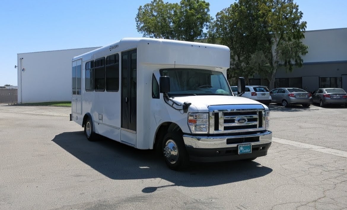 Low-Mile 2024 Ford E-450 Super Duty ADA Shuttle Bus