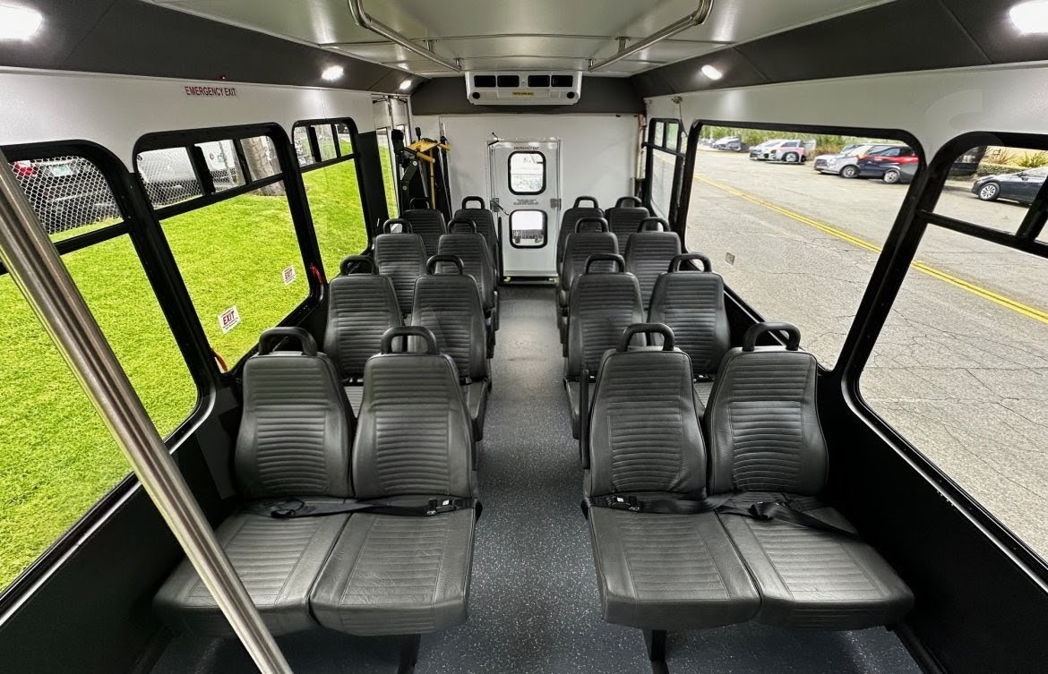 Low-Mile 2024 Ford E-450 Super Duty ADA Shuttle Bus