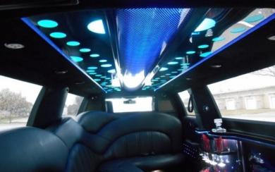 Black 2015 Lincoln MKT Stretch Limousine with Premium Leather Interior