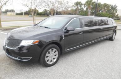 Black 2015 Lincoln MKT Stretch Limousine with Premium Leather Interior