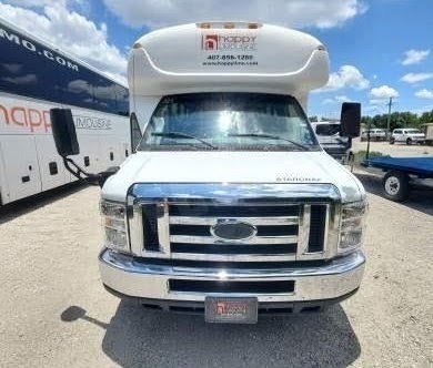 Well-Maintained 2015 Ford E450 Shuttle Bus with Dual A/C