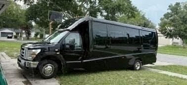 Well-Maintained 2017 Ford E450 Grech G28 Shuttle Bus