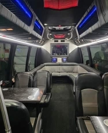 2012 Ford E450 Limo Bus – 18 Passenger VIP Interior