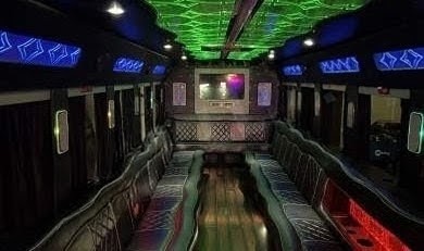 2013 International Limo Bus with Premium Black Leather Interior