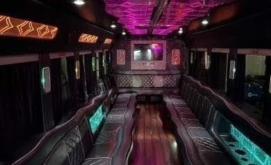 2013 International Limo Bus with Premium Black Leather Interior
