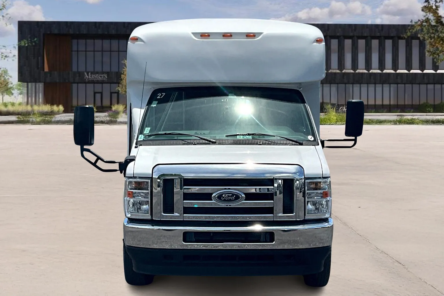Powerful 7.3L V8 2022 Ford E350 Passenger Shuttle Bus
