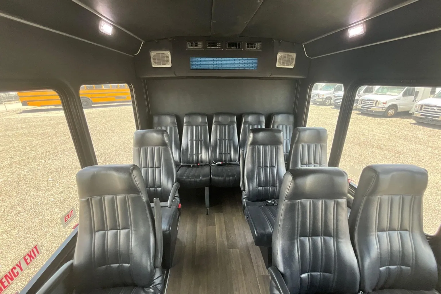 Powerful 7.3L V8 2022 Ford E350 Passenger Shuttle Bus
