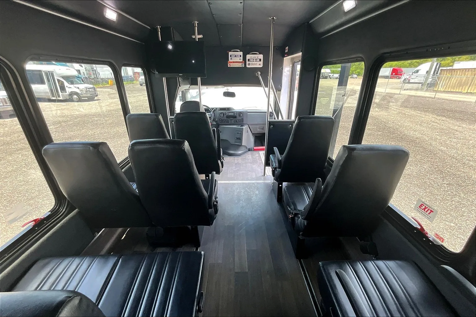 Powerful 7.3L V8 2022 Ford E350 Passenger Shuttle Bus