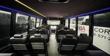 2016 Ford F-550 Shuttle Bus with Premium Black Leather Interior