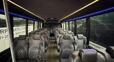 2016 Ford F-550 Shuttle Bus with Premium Black Leather Interior