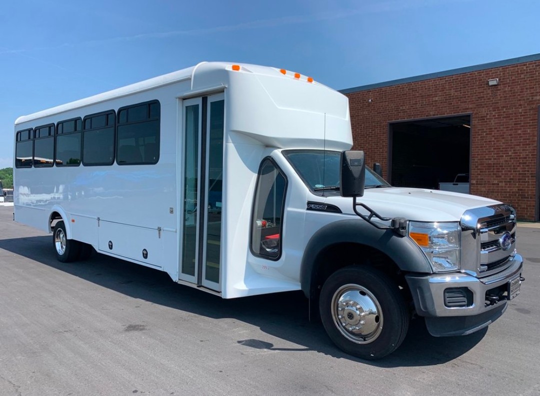 Low-Mileage 2012 Ford F-550 Diesel Shuttle Bus