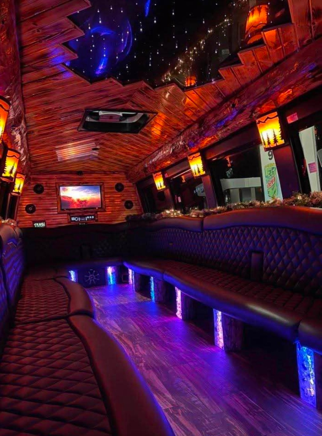 2016 Ford F-550 Custom Limo Bus with Luxury Interior