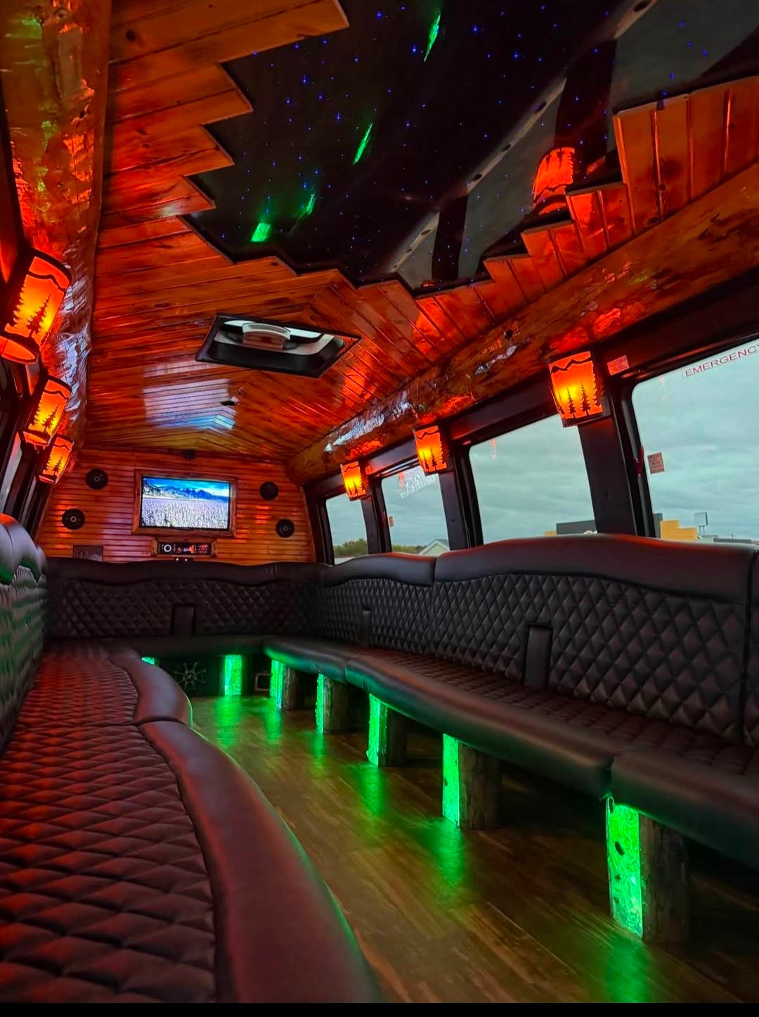 2016 Ford F-550 Custom Limo Bus with Luxury Interior