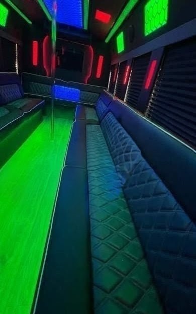 2014 Ford E450 Luxury Limo Bus with Premium Interior