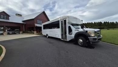Premium 2014 Ford F-550 Limo Bus with New Engine
