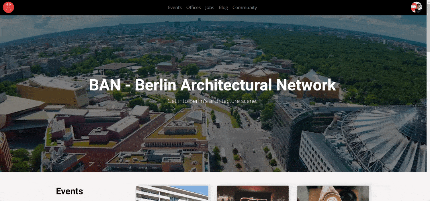 Image of BAN Homepage