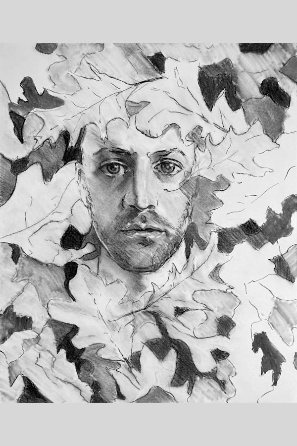 Self Portrait as the Green Man (Awake)