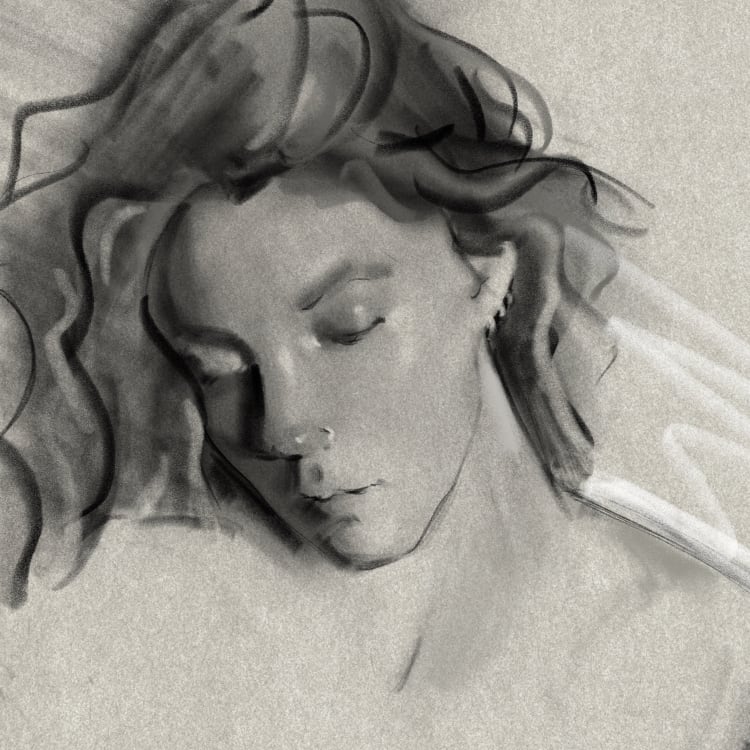 Long Pose Portrait Drawing