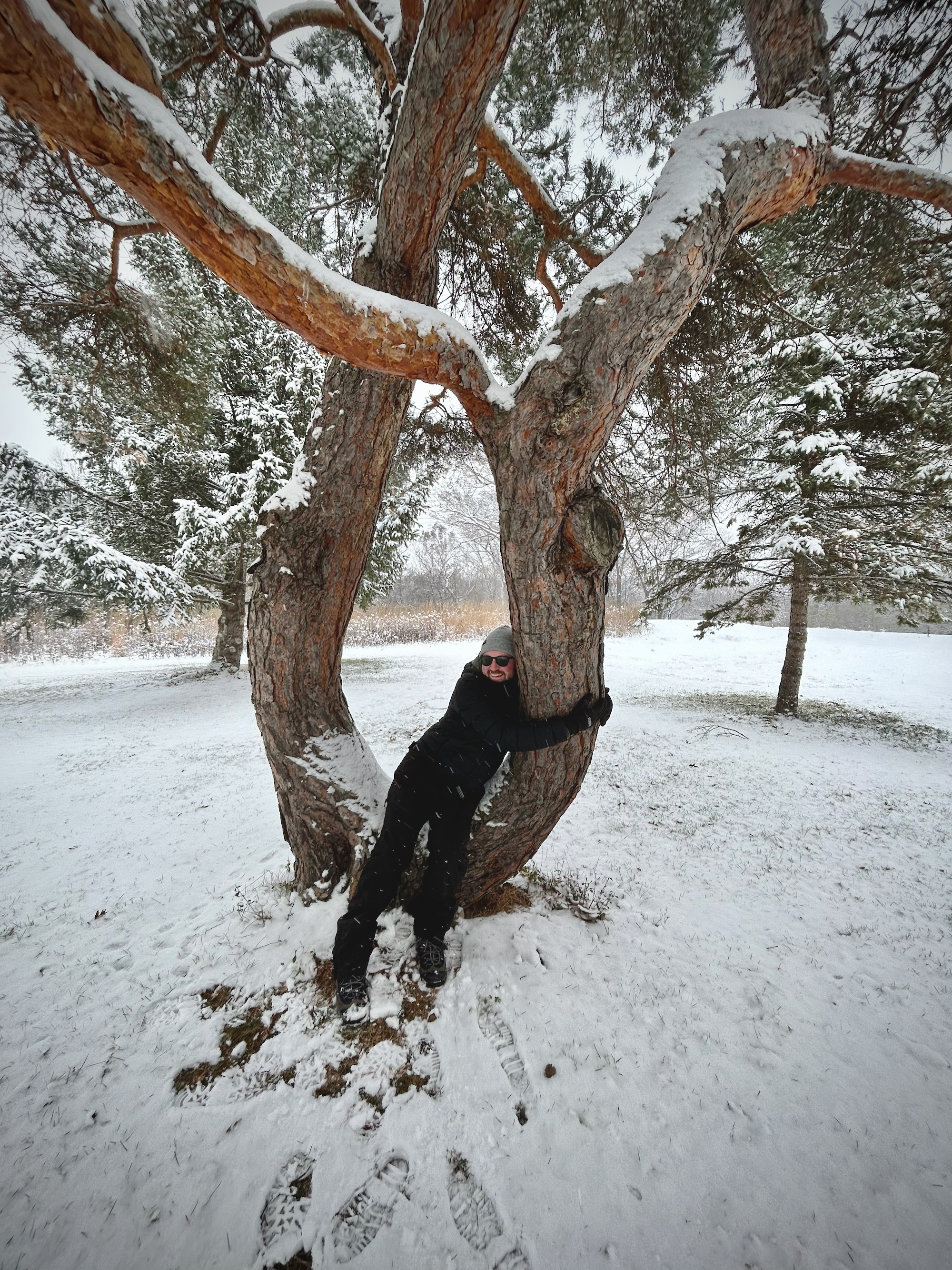 Me with the tree