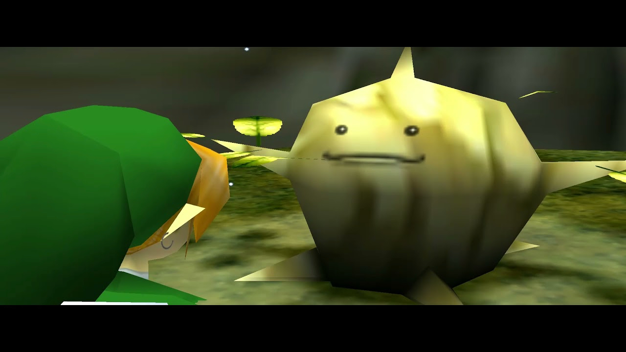 Link encounters the Deku tree seedling