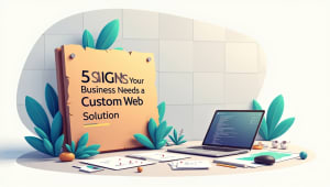 5 Signs Your Business Needs Custom Web Solution