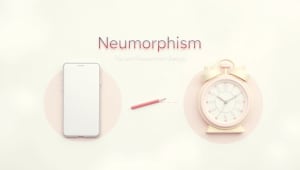 Neumorphism the fine line between flat and skeuomorphic design