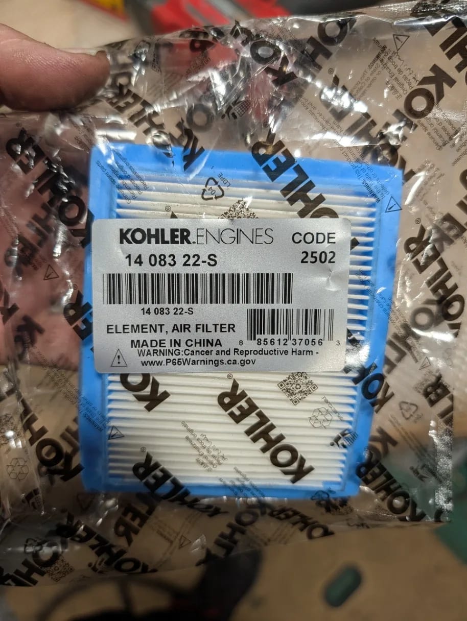 Air filter Kohler 14 83 22-s