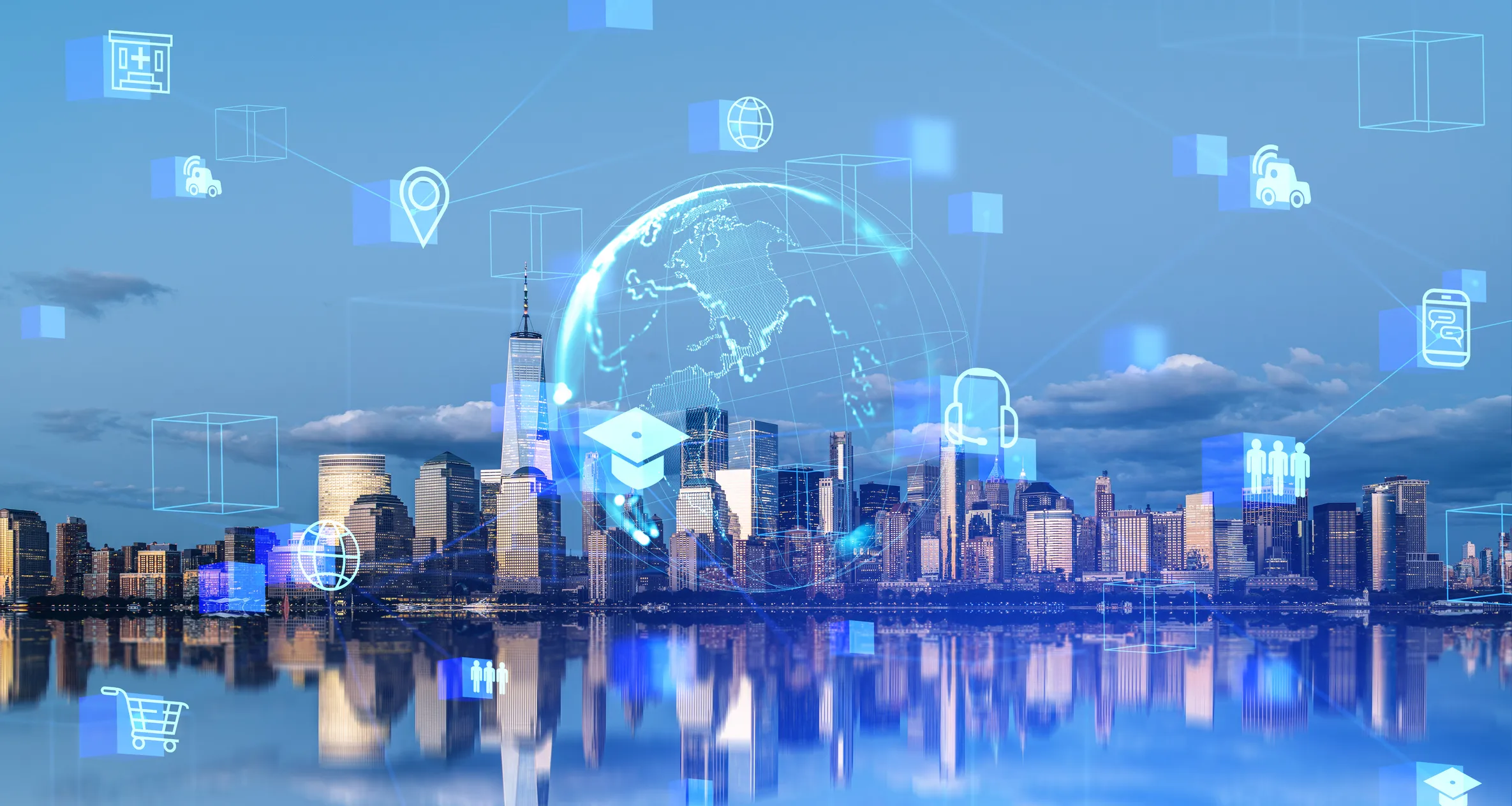 Global digital network and capability connection nodes