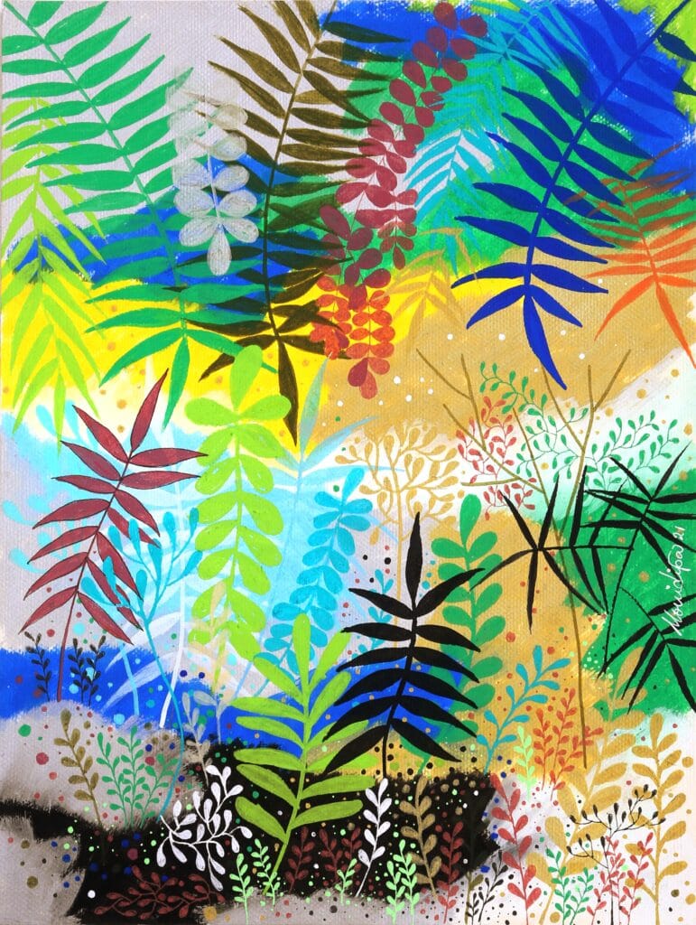 Artwork: Poetry of the Forest 1 by Artist: Monidipa Das gupta