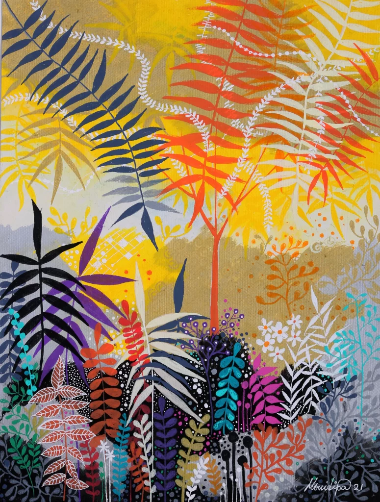 Artwork: Poetry of the Forest 2 by Artist: Monidipa Das gupta