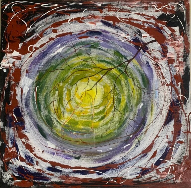 Artwork: Women with Nature by Artist: Dr. Jahura Khatun