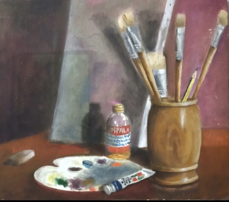 Artwork: Still Life – 1 by Artist: Fahmida Jasmine Camellia