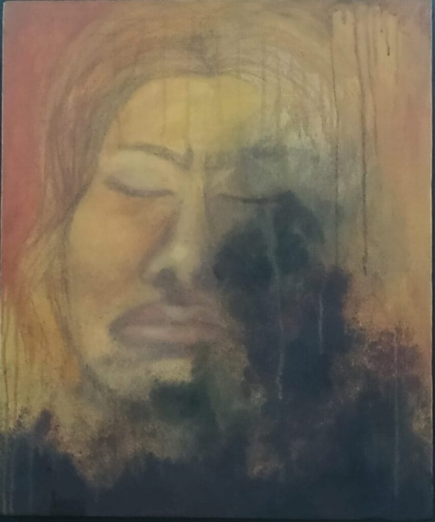 Artwork: Self-realization 1 by Artist: Shibani Karmakar Shilu