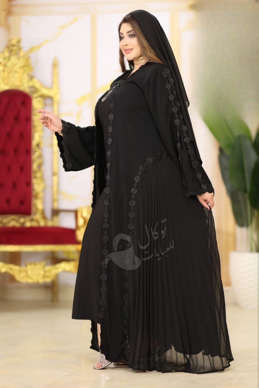 Elegant Silk Abaya