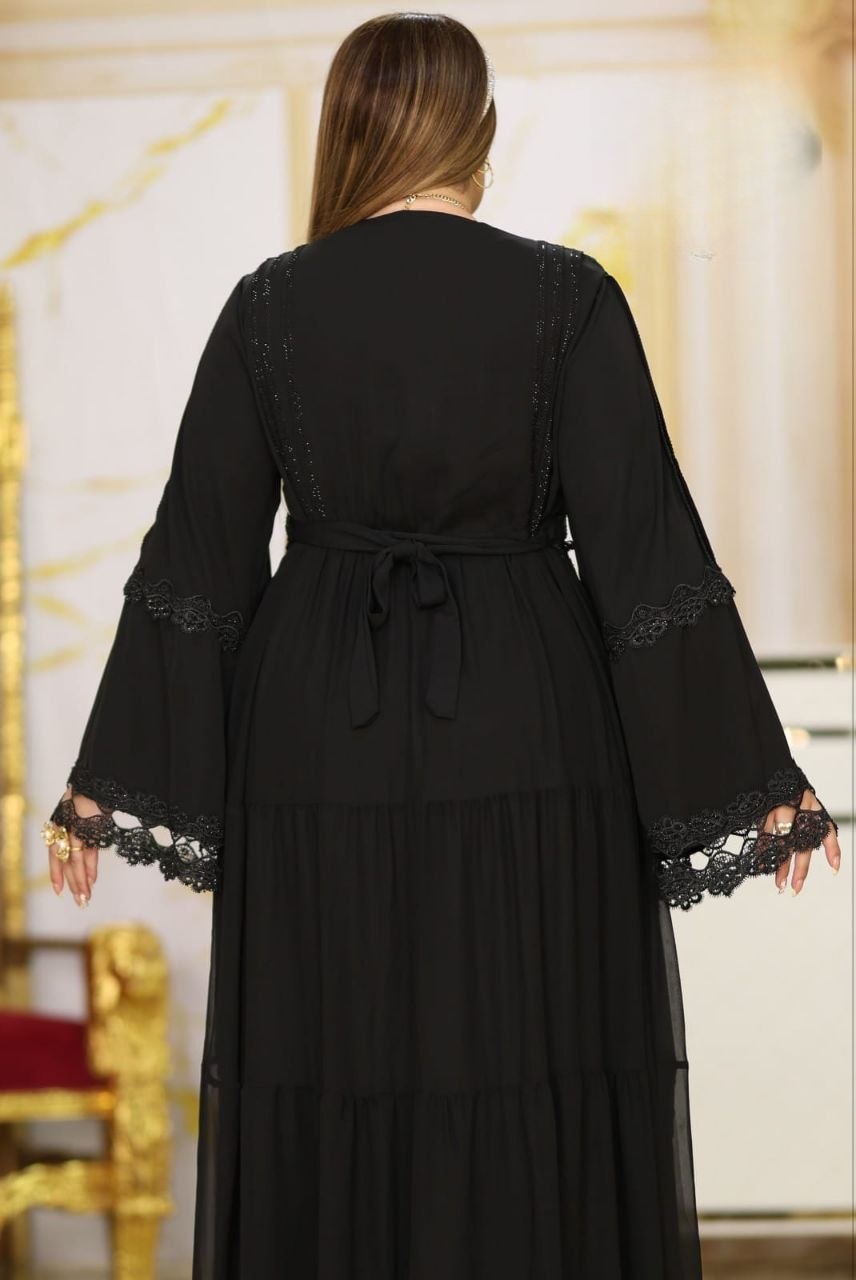 Silk Abaya - Thumbnail 2