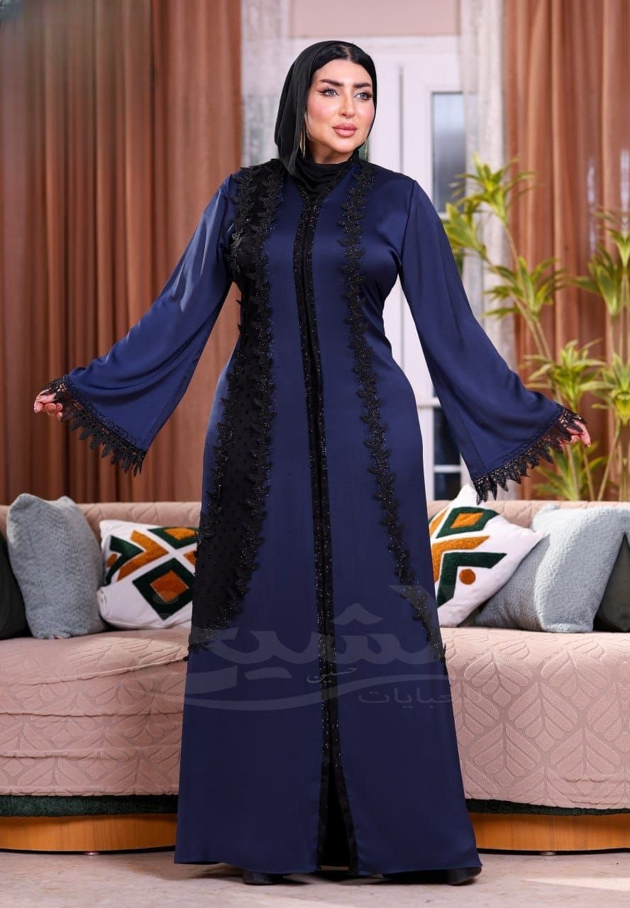 Elegant Silk Abaya