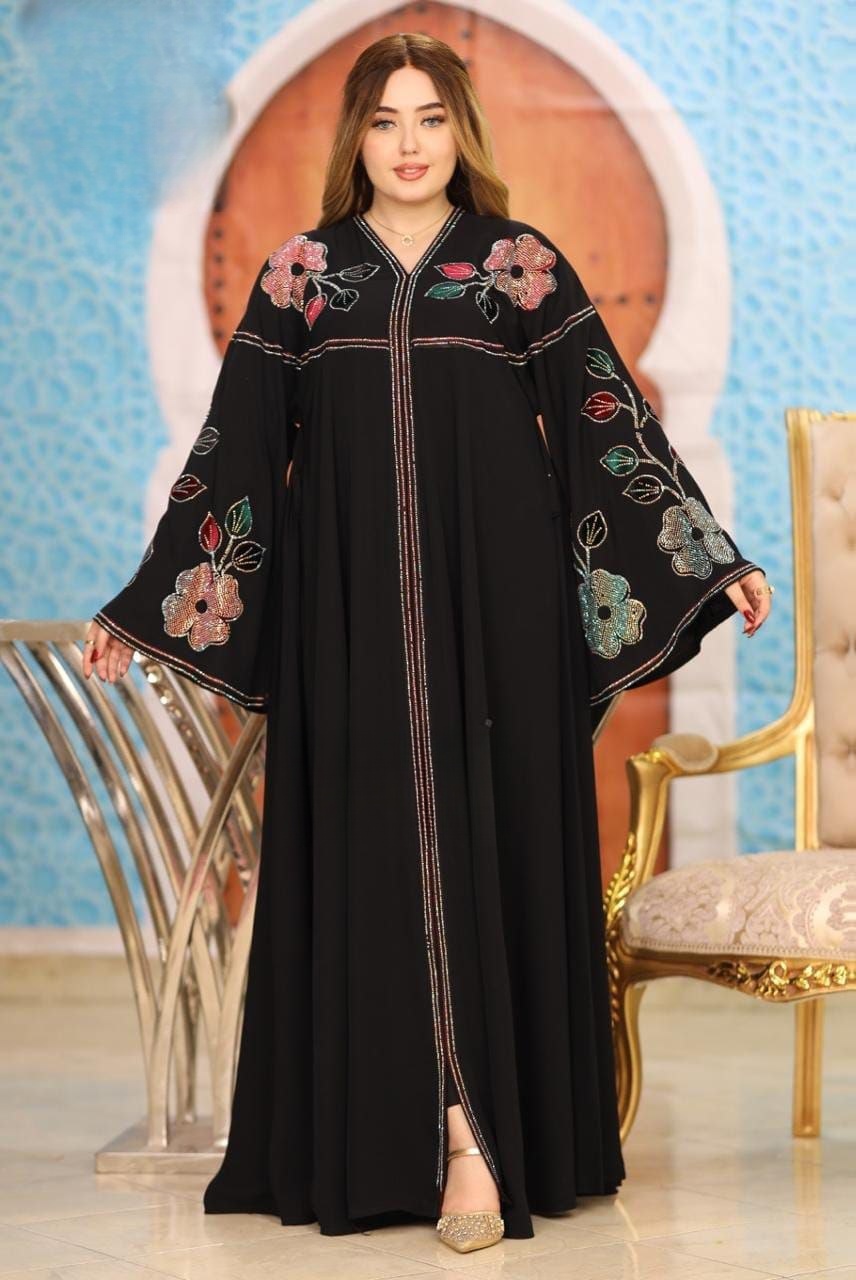 Silk Abaya - Thumbnail 4