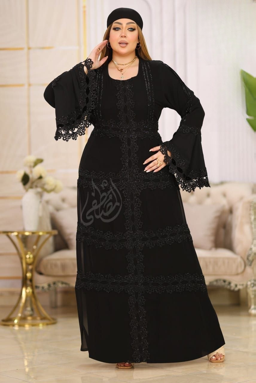 Elegant Silk Abaya