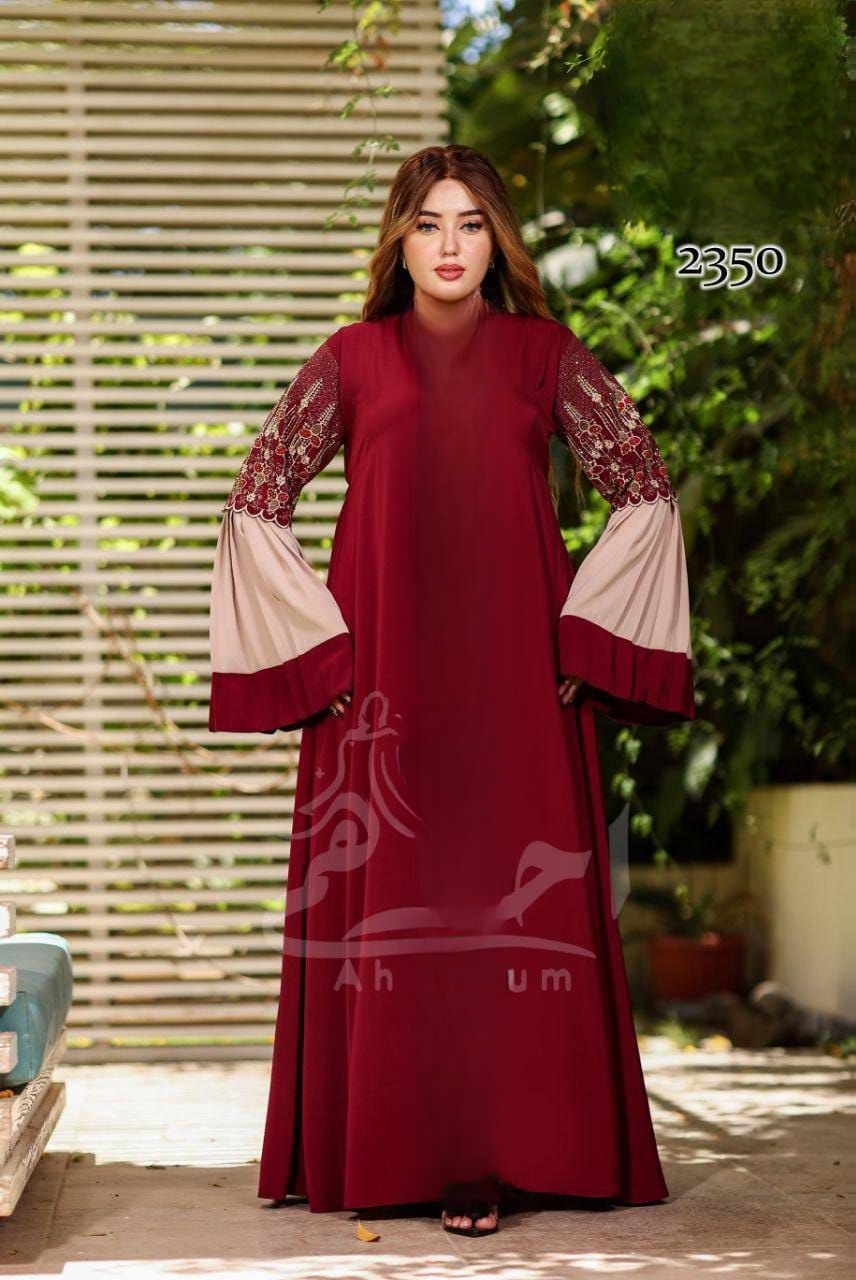 Elegant Silk Abaya