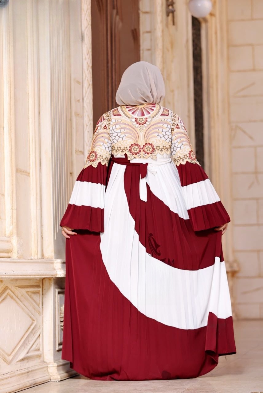 Elegant Silk Abaya