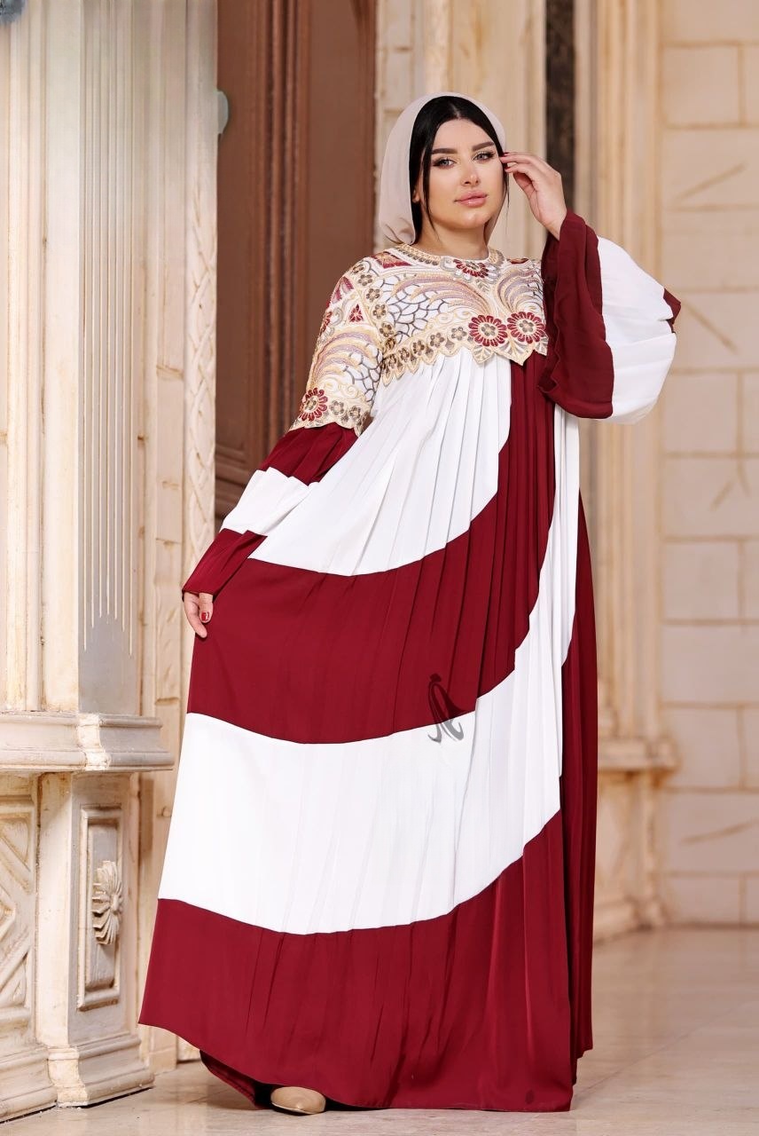 Elegant Silk Abaya - Thumbnail 3