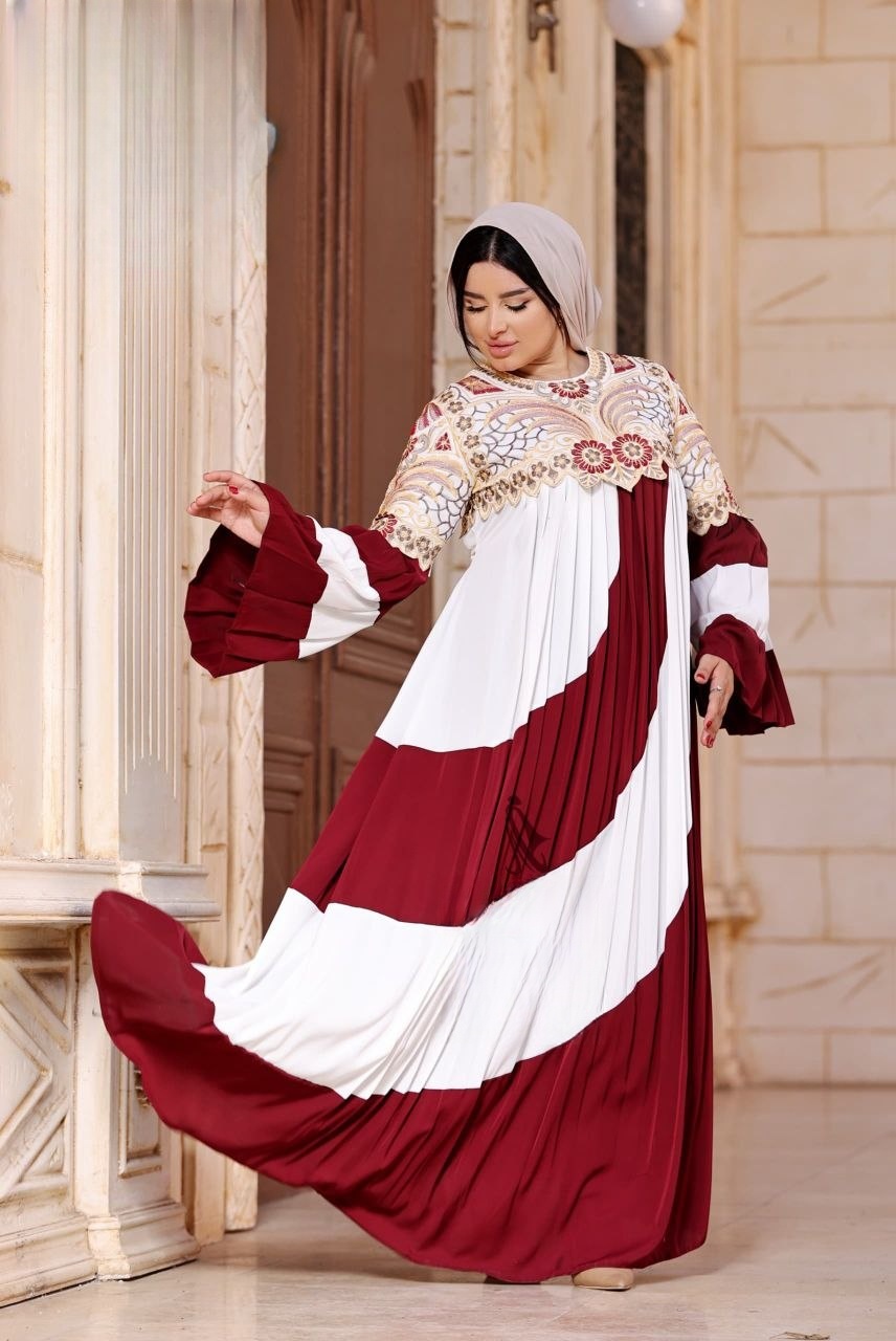 Elegant Silk Abaya - Thumbnail 2