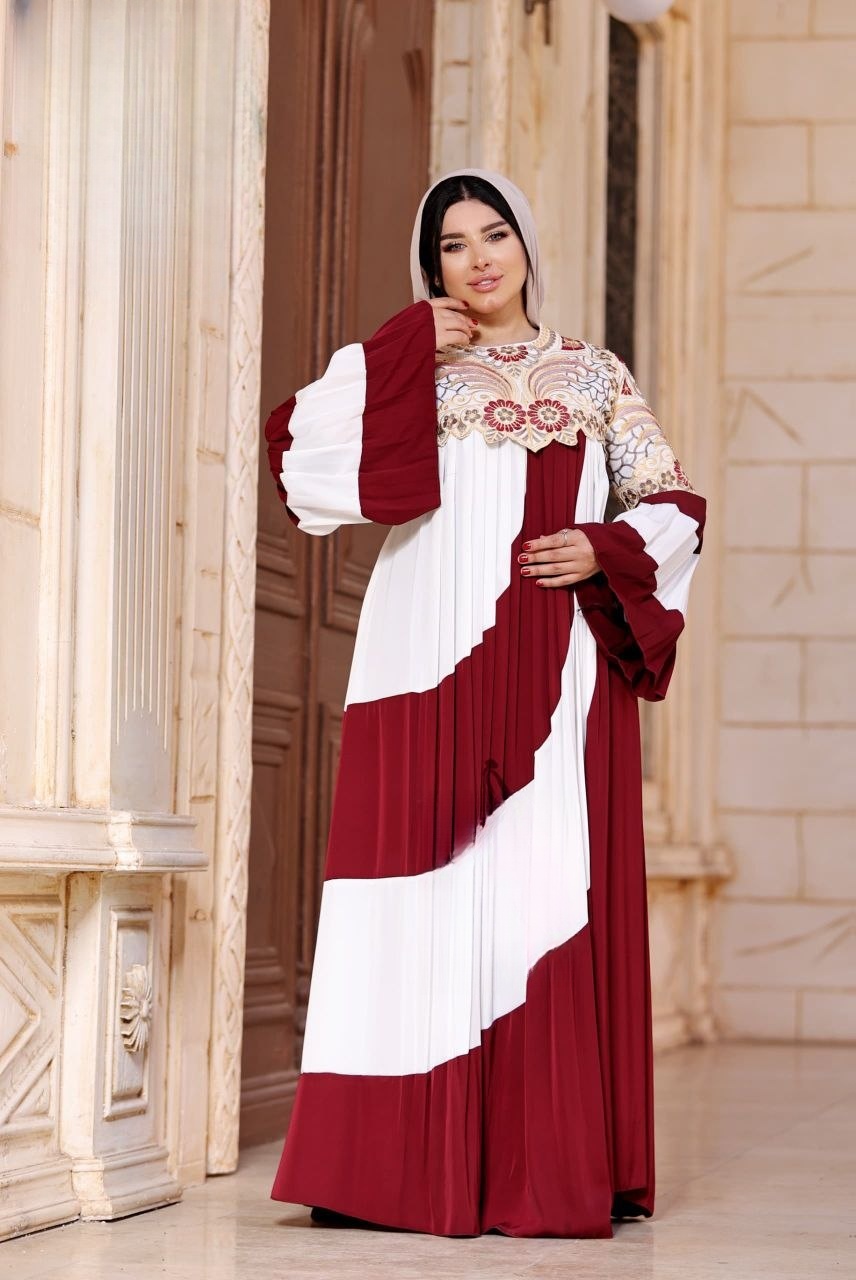 Elegant Silk Abaya - Thumbnail 5
