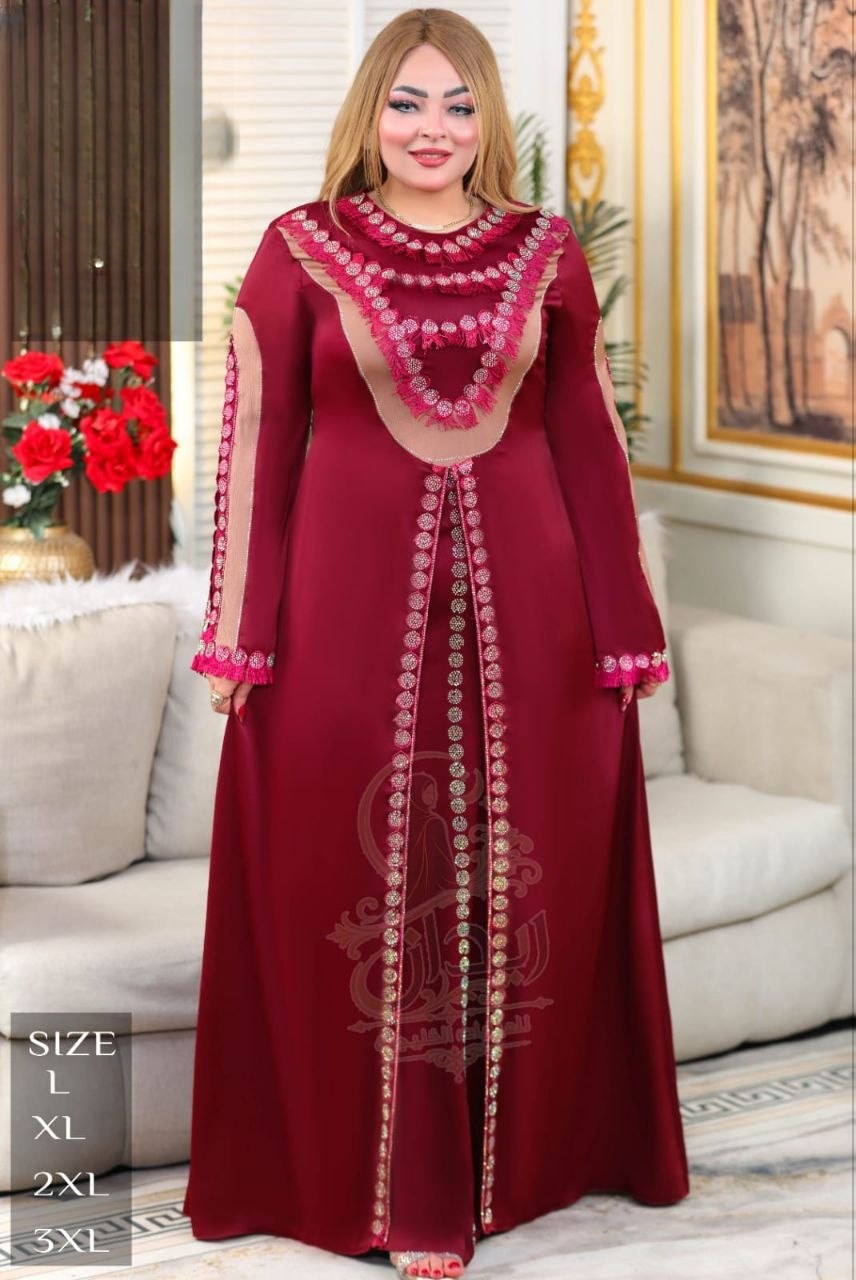 Elegant Silk Abaya